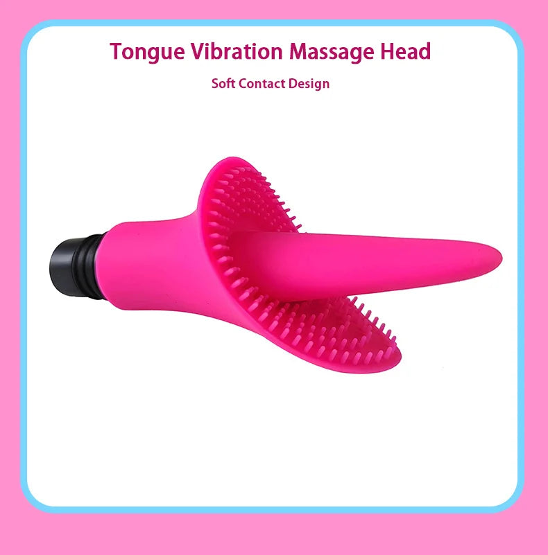 Massage Gun Replacement Head, Lotus Shape, Tongue Shape, Silicone Massager, Fascia Gun Replacement Parts, Silicone Massage Head