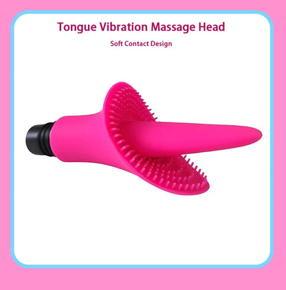 Massage Gun Replacement Head, Lotus Shape, Tongue Shape, Silicone Massager, Fascia Gun Replacement Parts, Silicone Massage Head