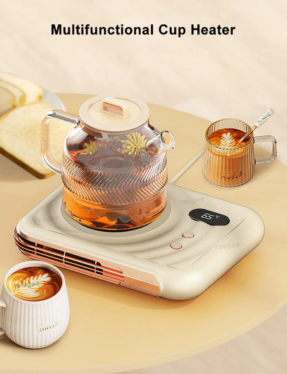 Mug Warmer Electric Cup Warmer Fastest Heating Cup heater with Temperature Display for Coffee Milk Tea Fan Warmer In Winter