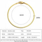 SUNIBI Classic Snake Chain Bracelets for Women Trend  Fashion Stainless Steel Cuban Chain Bracelet Trendy Woman Gifts Jewelry