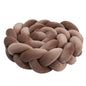 1-4M Baby Bumper Bed Braid Knot Pillow Cushion Bumper for Infant Crib Protector Cot Bumper Room Decor Crib Bedding Braid Set