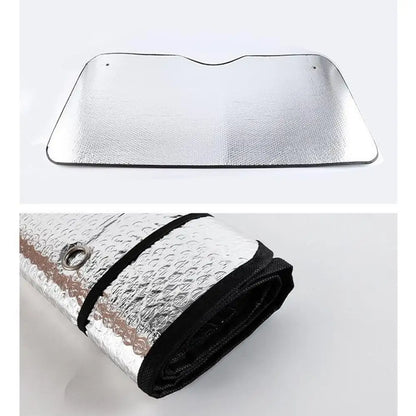 Truck Windshield Sun Shade Car Window Sunshades Anti-UV Thickened Sun Shade Cover Foldable Windshield Block Cover 220cmx80cm