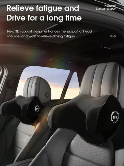 1pc Car Headrest, Neck Pillow for Preventing Neck Tilting, In-car Supplies, Side Support for Adults, U-shaped Memor