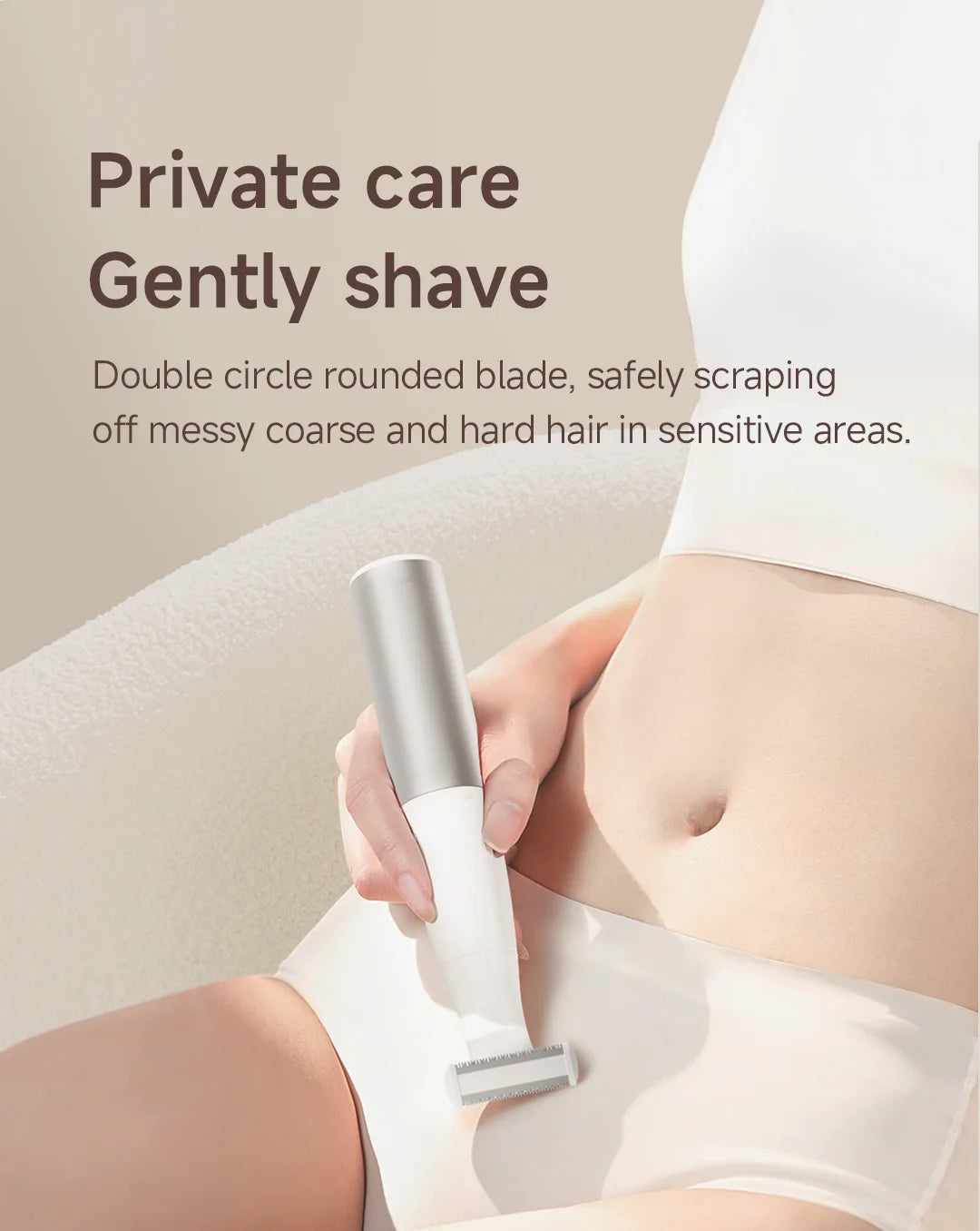 DOCOLAB Electric Razor Depilador Trimmer Shaver Epilator 4 In 1 Body Hair Removal Bekini Painless Cordless Gifts Men Women