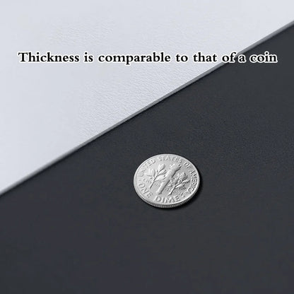 Simple Solid Color PU Leather Mouse Mat Anti Slip Waterproof Mouse Pad School Family Supplies Desk Set For Laptops PC Computer