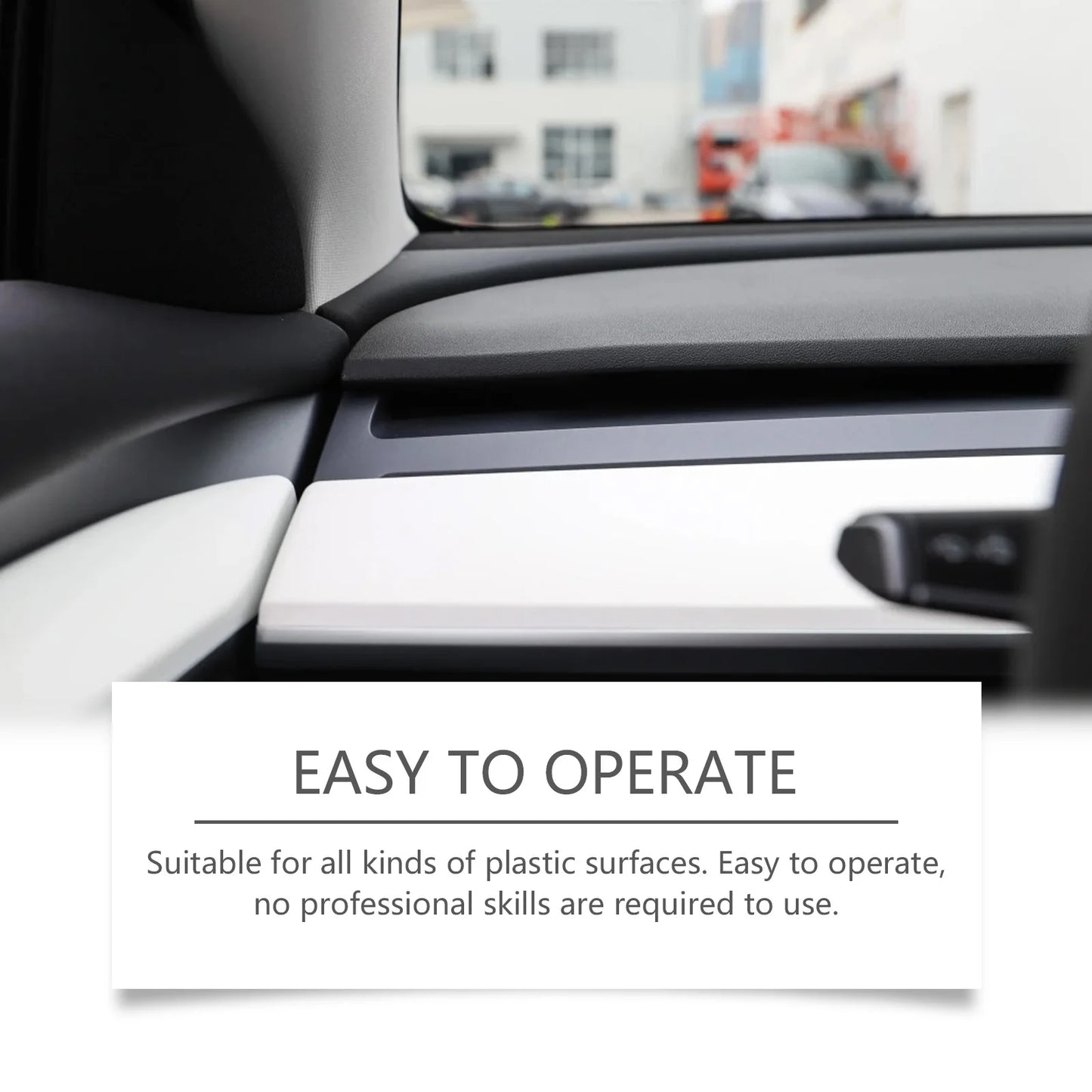 Car Plastic Restorer Spray for Trim, Dashboard/-like/Chrome Renew, Plastic Repairman Headlight Restoration Cleaner Car Detailing