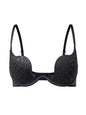 Solid Underwire Bra push up Lingerie comfort padded bra lift up thick cup lace bralette