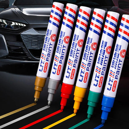 Waterproof Car Scratch Repair Pen Auto Wheel Tire Oily Painting Mark Pen Touch Up Paint Fill Remover Vehicle Tyre Paint Marker