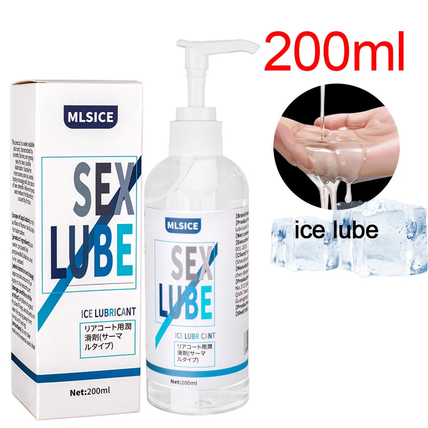 200ml Lubricant For Sex Semen Lube Vagina Man Anal Gay Personal Lubrication Intimate Sexual Water Based Gel Adult Products Shop