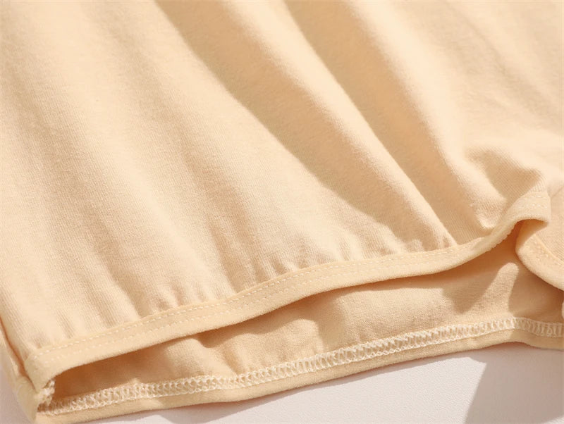 FINETOO 3PCS Women's Cotton Boyshort Panties Breathable Low Waist Solid Colors Underwear Female Casual Sports Boxers Underpants