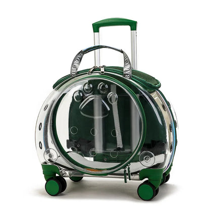 Pet Luggage, Transparent Space Capsule, Multi-purpose Backpack, Cat Bag, Large Capacity, Two Portable Small Dogs, Outdoor Bag