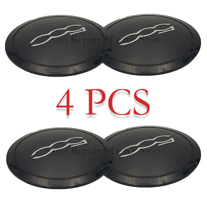 51884863 68078419AC 68078421AC 4PCS 133mm Hubcap Wheels Centre Hub Caps Set Dust Cover Wheel Hub Cap Replacement for Fiat 500