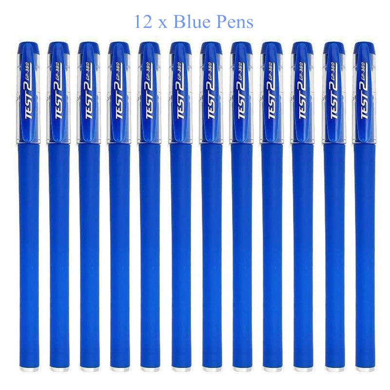 3 Gel Pens + 50 Refills Set 0.38mm Black Blue Red Ink Bulk Pens Thin Tip Journal Writing School Supplies Stationery Wholesale