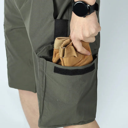 Men's Operator Elastic Tactical Shorts Ripstop Workout Outdoor Cargo Shorts for Men Cycling Hiking Fishing Casual Men's Shorts