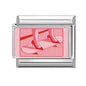 Y2K Red Pink Heart Dog Cat Flowers Italian Charm Link Fit 9mm Stainless Steel Jewelry DIY Making Bracelets For Gifts