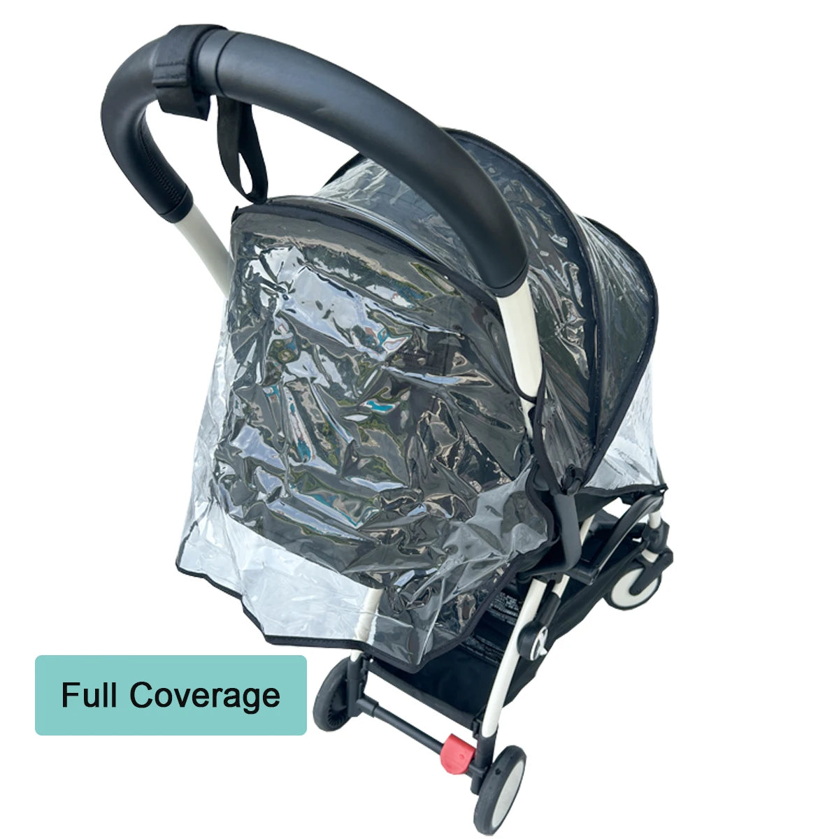 Stroller Rain Cover for Babyzen YOYO/YOYO+/YOYO2 & Stokke YOYO3 - Transparent EVA Weather Protection for Rain, Wind, Snow & Dust
