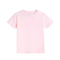 2-16 Years Summer Kids Boys Girls T-shirts Solid Cotton Breathable Teenager Short Tops Children's Tees Casual Shirt Baby Clothes