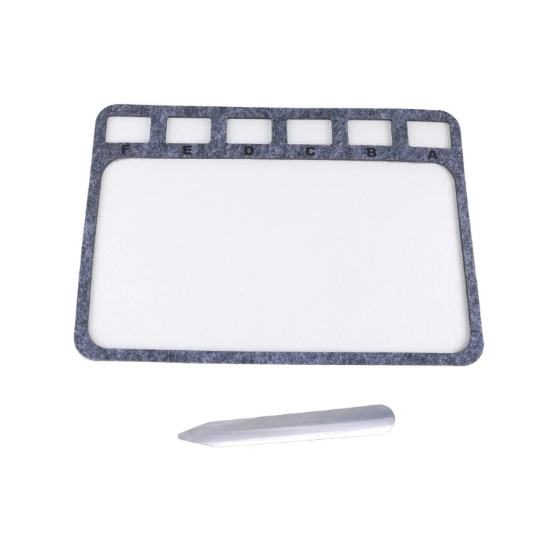Handcraft Beading Mat Set 2Pcs Study Felted Jewelry Making Boards Accessory with Alphabetical Bead Sorting Supplies