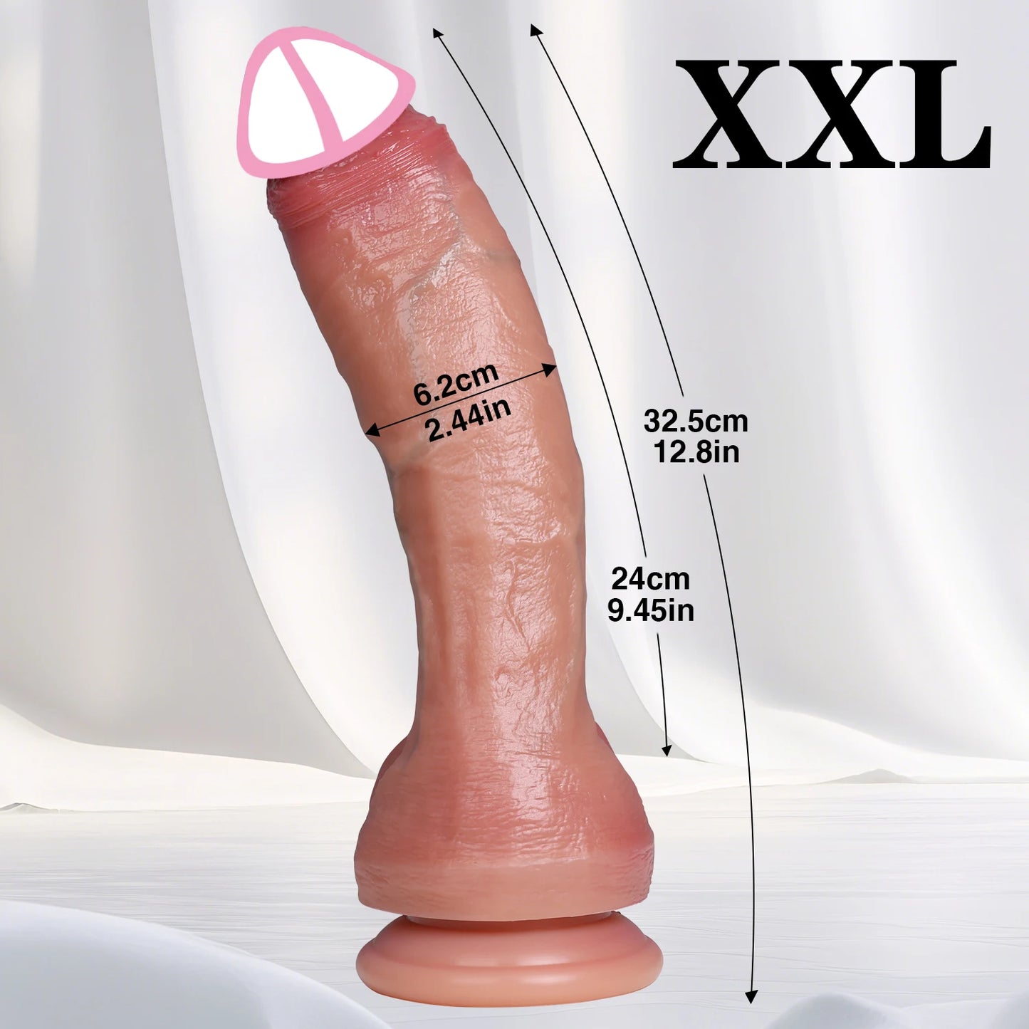 Soft Dildo Realistic Skin Penis Cheap Double Silicone Dildos Suction Cup Thick Dick Anal Sex Toys Men Women Gay Strapon Cock