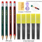 1-42Pcs Mechanical Pencils Set 2B 2.0mm Automatic Student Pencils with Sharpener Color Pencil Leads School Pens Cute Stationery