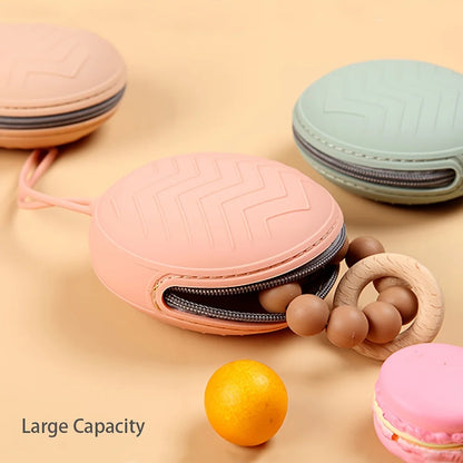 Silicone Pacifier Storage Case, Newborn Pacifier Holder, Travel Baby Pacifiers Silicone Pouch, Pacifier Accessories