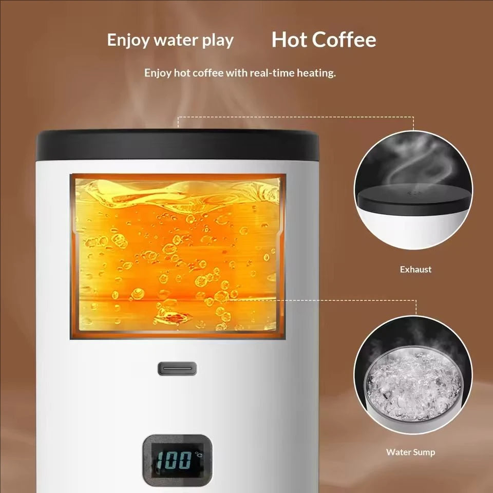 New Upgraded Version Outdoor Wireless Portable Espresso Machine Car Electric Heating Capsule Coffee Machine Suitable for Home