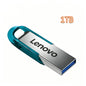 Lenovo 2TB USB 3.0 Metal Flash Drives Super High Speed Pendrive 1TB 512GB Pen Drives Portable USB Stick For Car Phone Computer