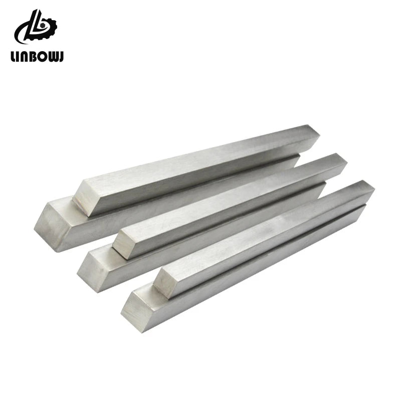 304 Stainless Steel Square Rod 4MM 5MM 6MM 7MM 8MM 10MM 12MM Long 100mm 200mm 300mm 400mm 500mm High-speed Steel  Linear Shaft