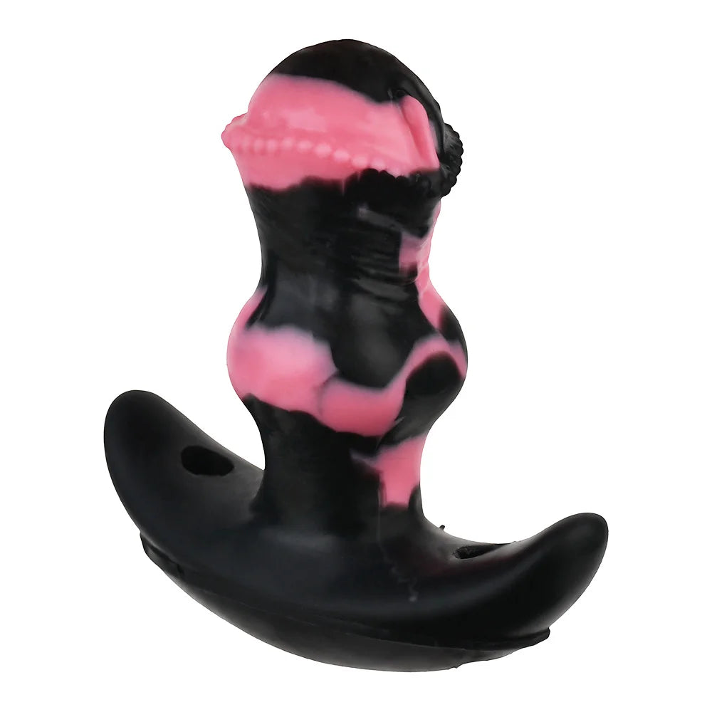 NNSX Sexy Fox Tail Horse Anal Plug Vibrator Mouth Gag Cosplay Sex Toy For Couples Adult SM 10 Modes Vibrating Erotic Accessories