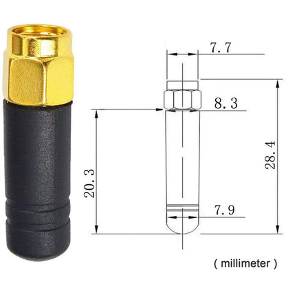 2.4G Mini WiFi Antenna 2.4GHz Wireless Omni FPV Antennae Mmdvm Network Router RP SMA Male TX RX RHCP Racing Drone Aerial