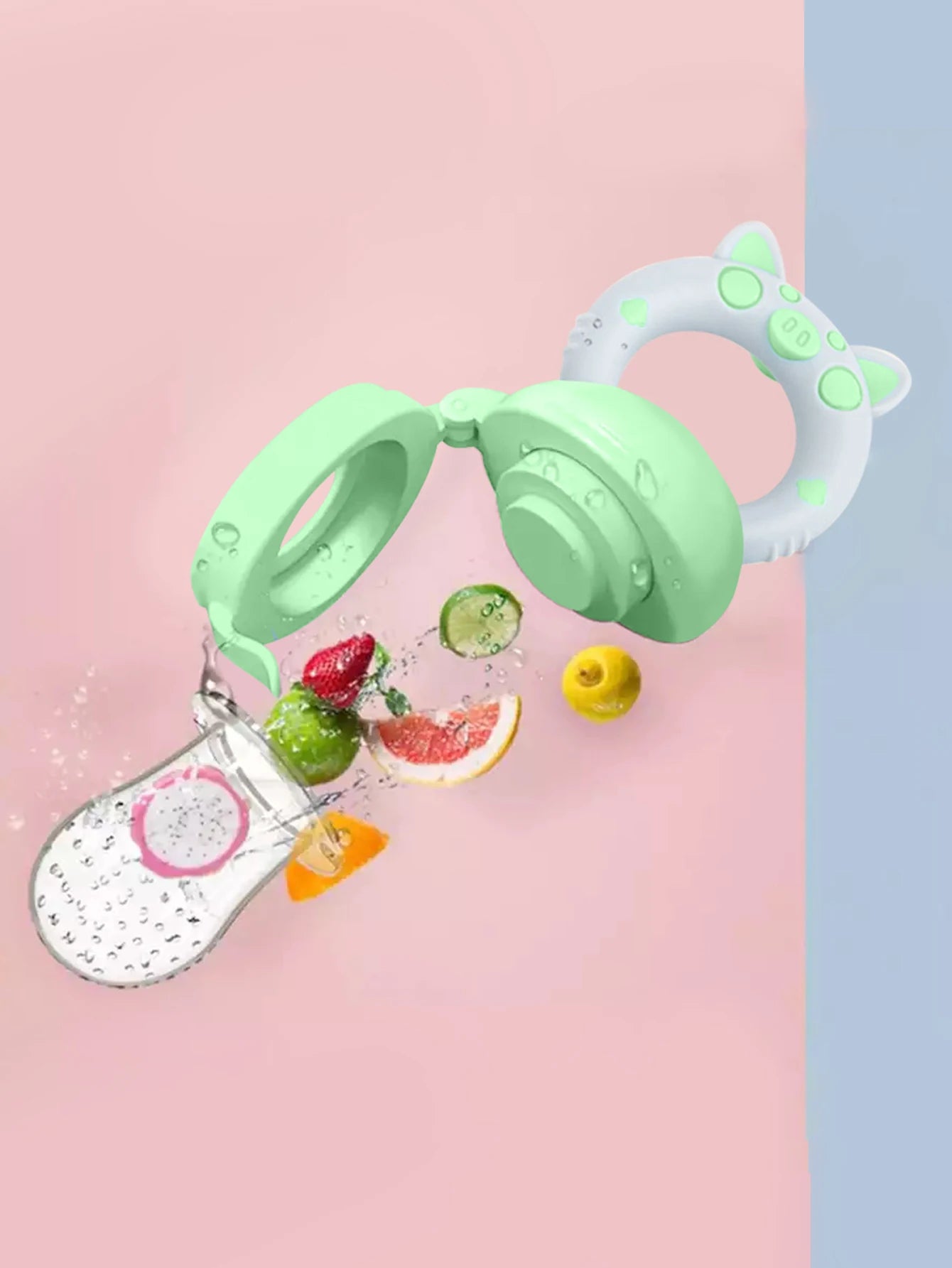 Baby Fruit Feeder Newborn Pacifier Fruit Food Feeding Cute Shape Baby Reborn Silicone Pacifiers For Babies Baby Toys