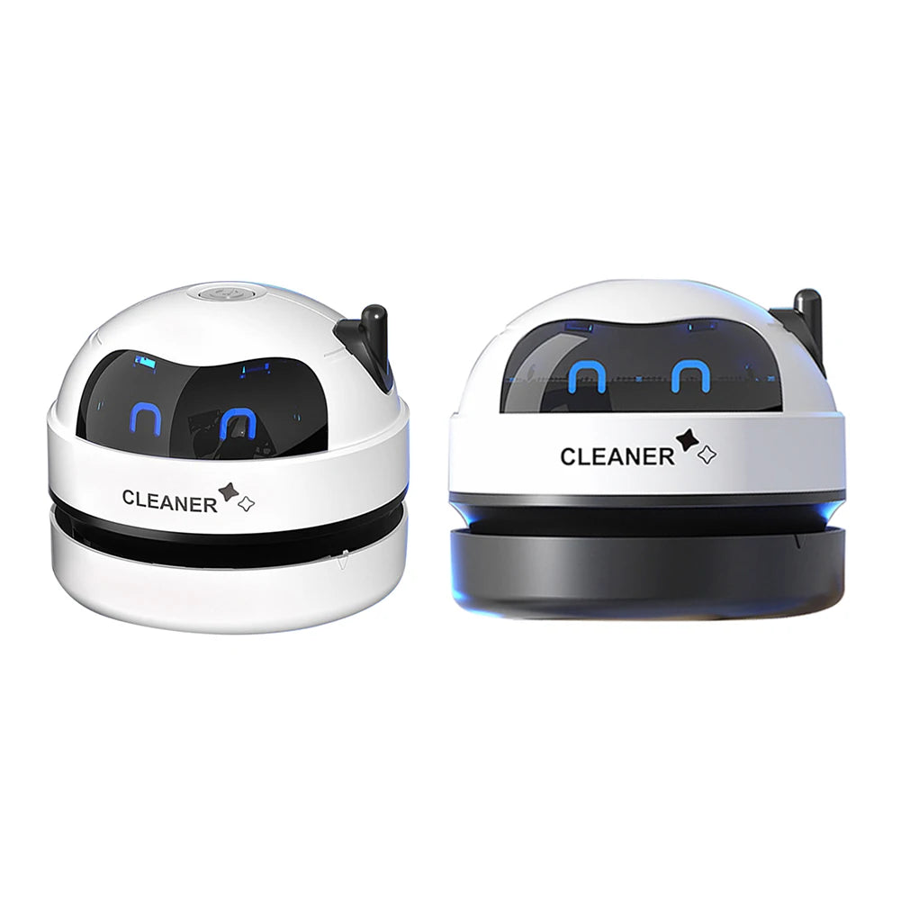 Handheld Mini Vacuum Cleaner Desk Table Dust Vacuum USB Charging Desktop Cleaner With Clean Brush For Home Office Table Sweeper