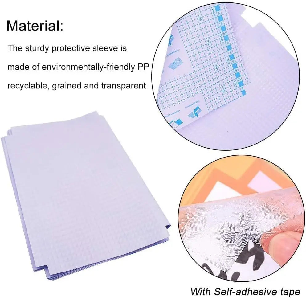 10-30Pcs A4/16K/22K Matte Clear Self-adhesive Book Cover Wrap Waterproof Textbook Skin Sleeve Students Book Wrapping Supplies