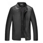 Winter Fur Leather Jacket Men Genuine Leather 2025 New Mandarin Collar Sheepskin Coat Male Leather Jacket Motorcycle Clothing