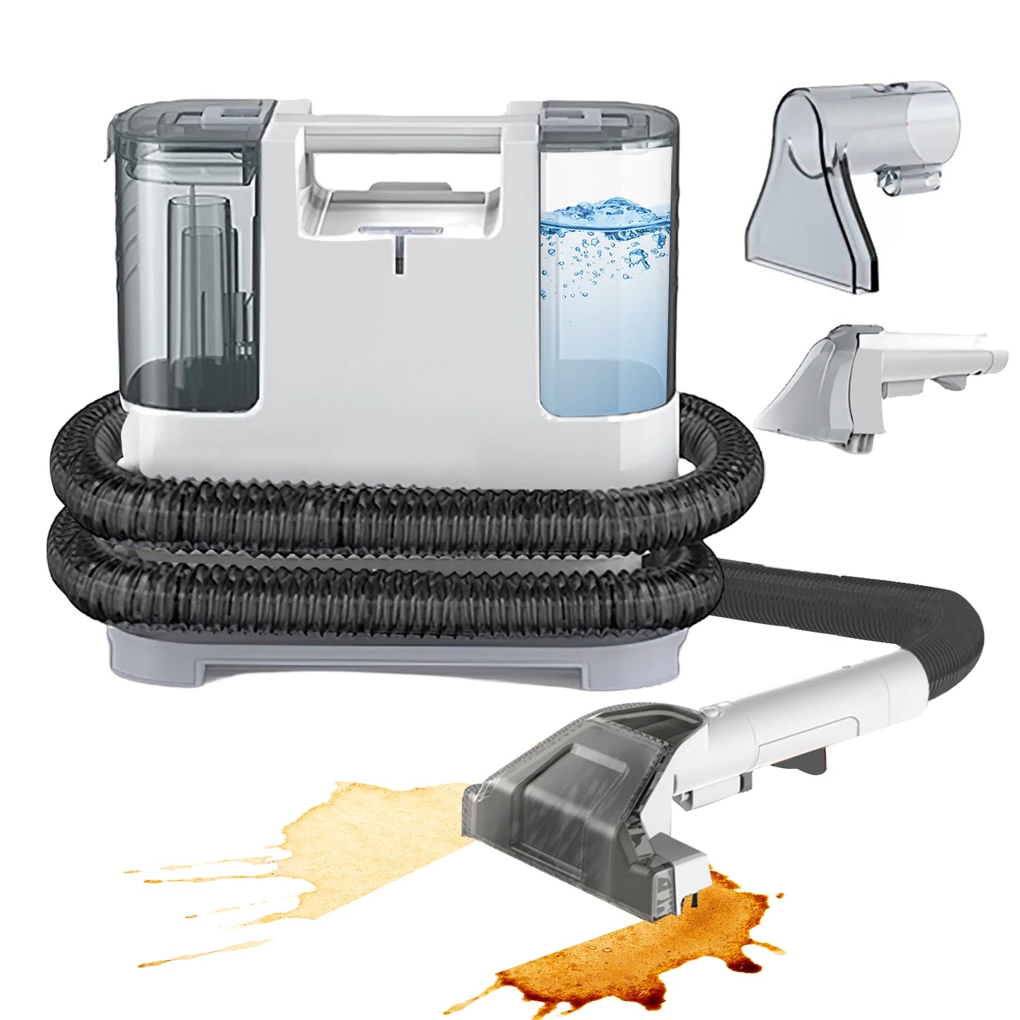 Spot Cleaner 400W-750W 9/15KPa Handheld Carpet Cleaner for Sofa Curtain Spray Suction Integrated Machine Household Clean Machine