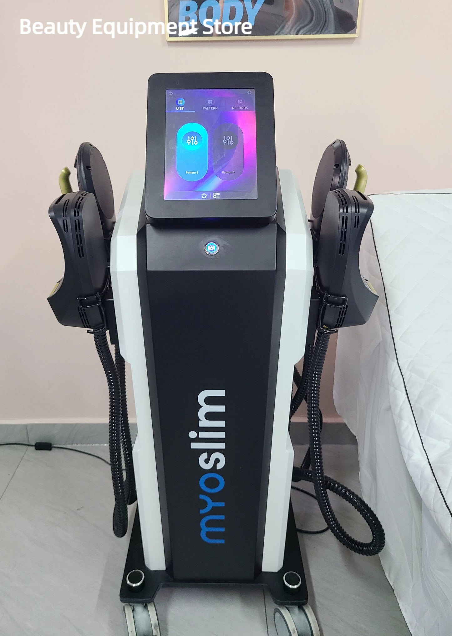 EMS Body Sculpt Machine RF Sculpting Weight Loss Burning Fat Slimming Muscle Equipment Stimulation 6500W HI-EMT MYOslim