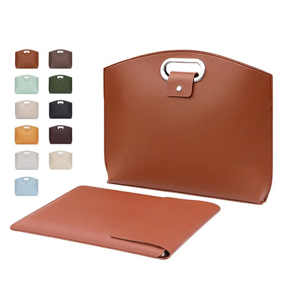 Laptop Bag Men Women Business Portable Computer Case Storage Purses Hand Document Bags Luxury Upscale Tote Waterproof Briefcase