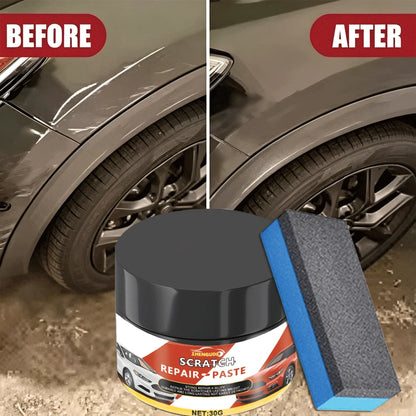 Car Wheel Hub Scratch Refurbishment Paste, Tire Rim Scratch Paint Repair Paste - Aluminum and Steel Rings Dent Restore Care