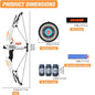 Softbow Archery Set Sports Wristband Target Equipment for Shooting Toy for Summer Outdoor Play Birthday Holiday Gift