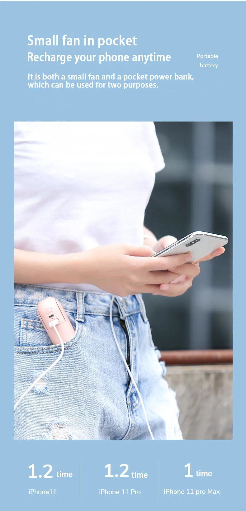Handheld Bear Electric Fan Portable Small Fan For Students Multi-functional Household Foldable USB Charging Stand-up Desktop Fan