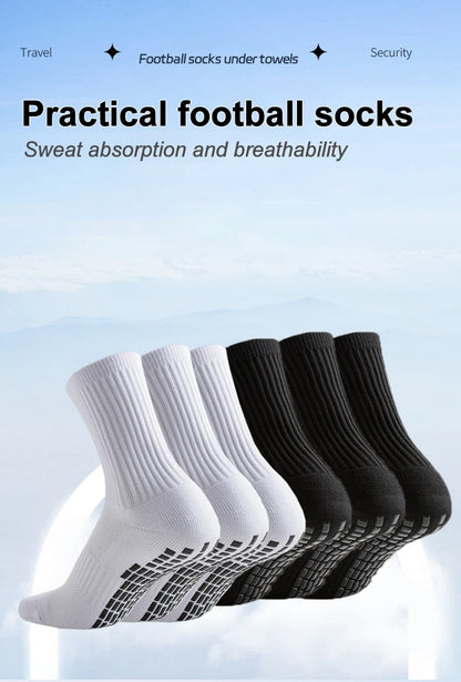 1/4/10 Pairs Neutral Anti Slip Football Socks Spring Summer Absorbing Sweat Breathable Basketball Running Leisure Sports Socks