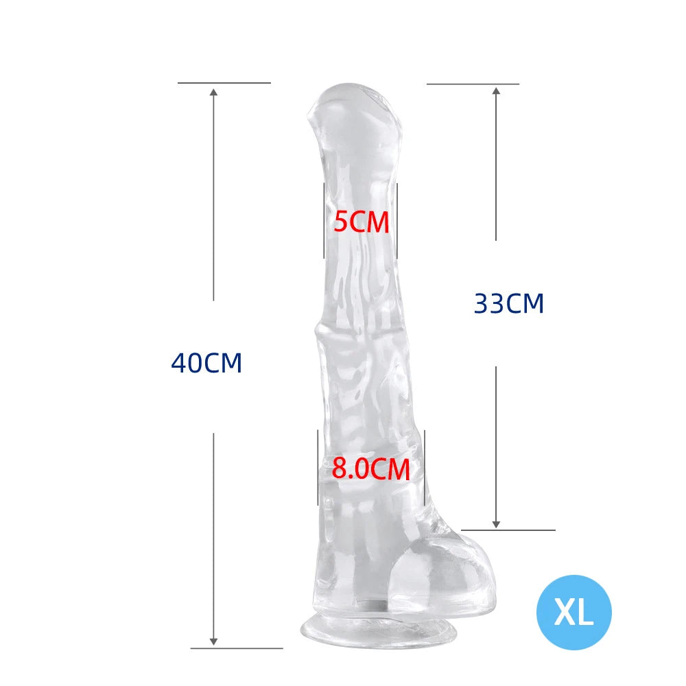 Big Horse Dildo Realistic Penis Huge Anal Plug Sex G Spot Stimulation Massage Stimulate Female Masturbator Sex Toys for Women