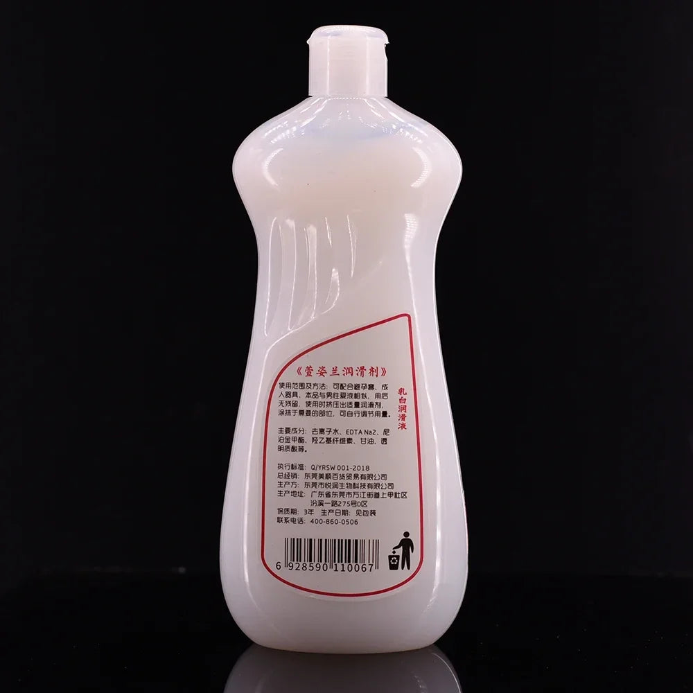 Simulated Semen Lubricant 500ML Viscous Water based Lubricant Massage Oil Anal Dick Penetration Ejaculation, Sexual Products