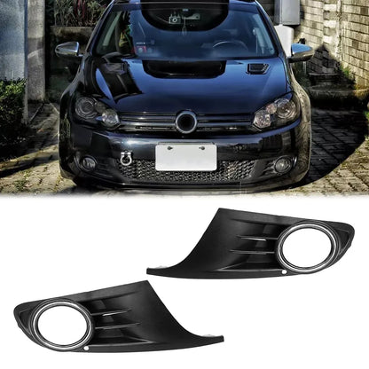 Car Front Bumper Grille Fog Light Cover Grill Left & Right For VW Golf MK6 Variant Cabriolet 2009-2013 5K0853665 5K0853666