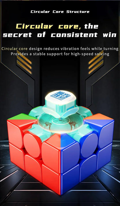 [SaoCube] MoYu RS3M V5 3X3 Magnetic Magic Speed Cube Stickerless Professional Fidget Toys SaoCube RS3 M V5 Cubo Magico Puzzle