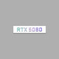White VGA ARGB Lighting Panel for AORUS GEFORCE GTX ROG TUF Gaming 5060 5070ti 5080 5090 RX9070/9060XT Faith Lamp AURA SYNC