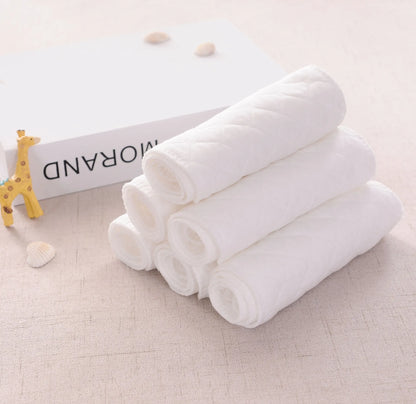 2/5/10Pcs Baby Diapers Reusable Washable Cotton Diaper Ecological Nappies Insert Cotton Cloth Breathable Absorbent Cloth Diapers