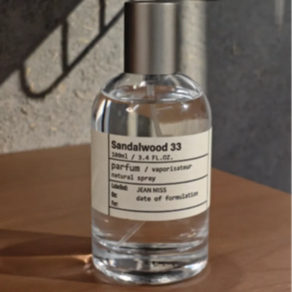 Classic Unisex Perfume Natural Fresh Sandalwood Fragrance Long Lasting Eau De Toilette Elegant Women Man Body Spray 100ml