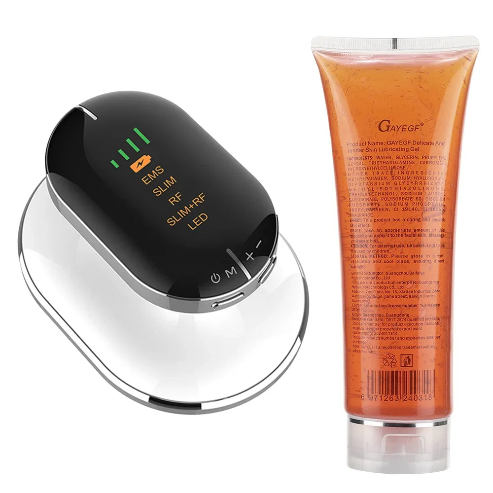 Body Slimming Massager Cordless Body Sculpting Device 4 Modes LED Light Rechargeable Handheld Belly Waist Arm Leg for Home Use