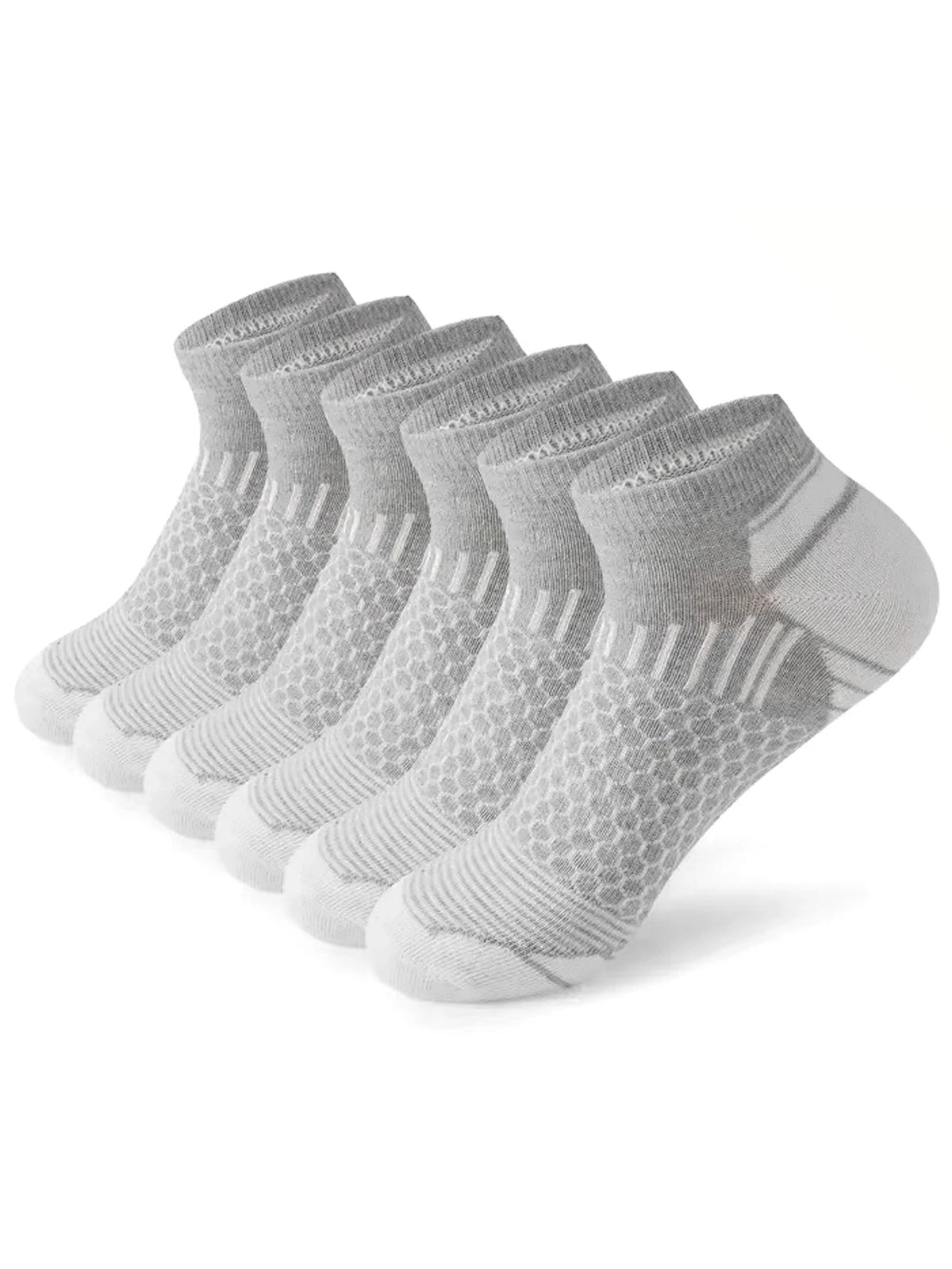 12Pairs High Qualit Athletic Socks Men's Ankle Socks Running Cyclling Waist Honeycomb Design And Firm Sports Leisure Socks Gifts